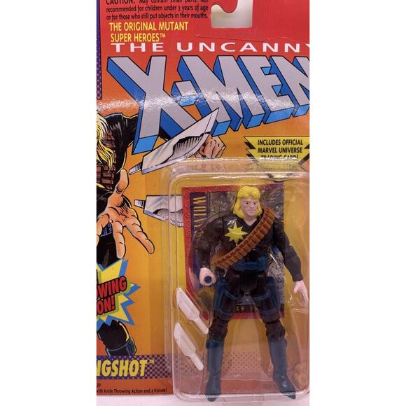 1993 Marvel The Uncanny X-Men Longshot Throwing Action Figure Toy Biz 4923 NOS - Picture 6 of 6